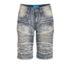 Moto Trash Denim Shorts  5200 BAKLLIN-8058