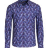 Purple Printed Long Sleeve Shirt (4026) BAKLLIN-7968